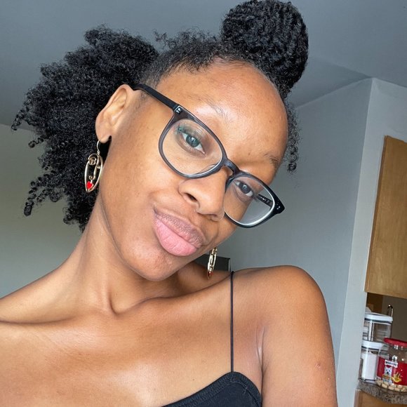 Drawstring Crochet Ponytail Synthetic 16" Afro - Picture 4 of 5